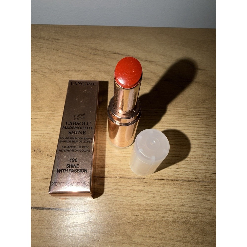 Lancome L'Absolu Mademoiselle‎ Shine Balmy Lipstick Balm Shine with Passion 196
